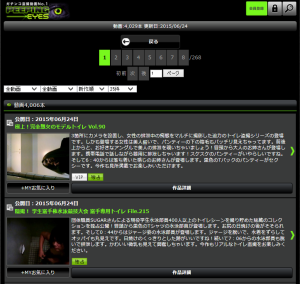 Mobile site of PEEPING-EYES 2