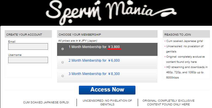 How to join Sperm mania at a reduced price 1