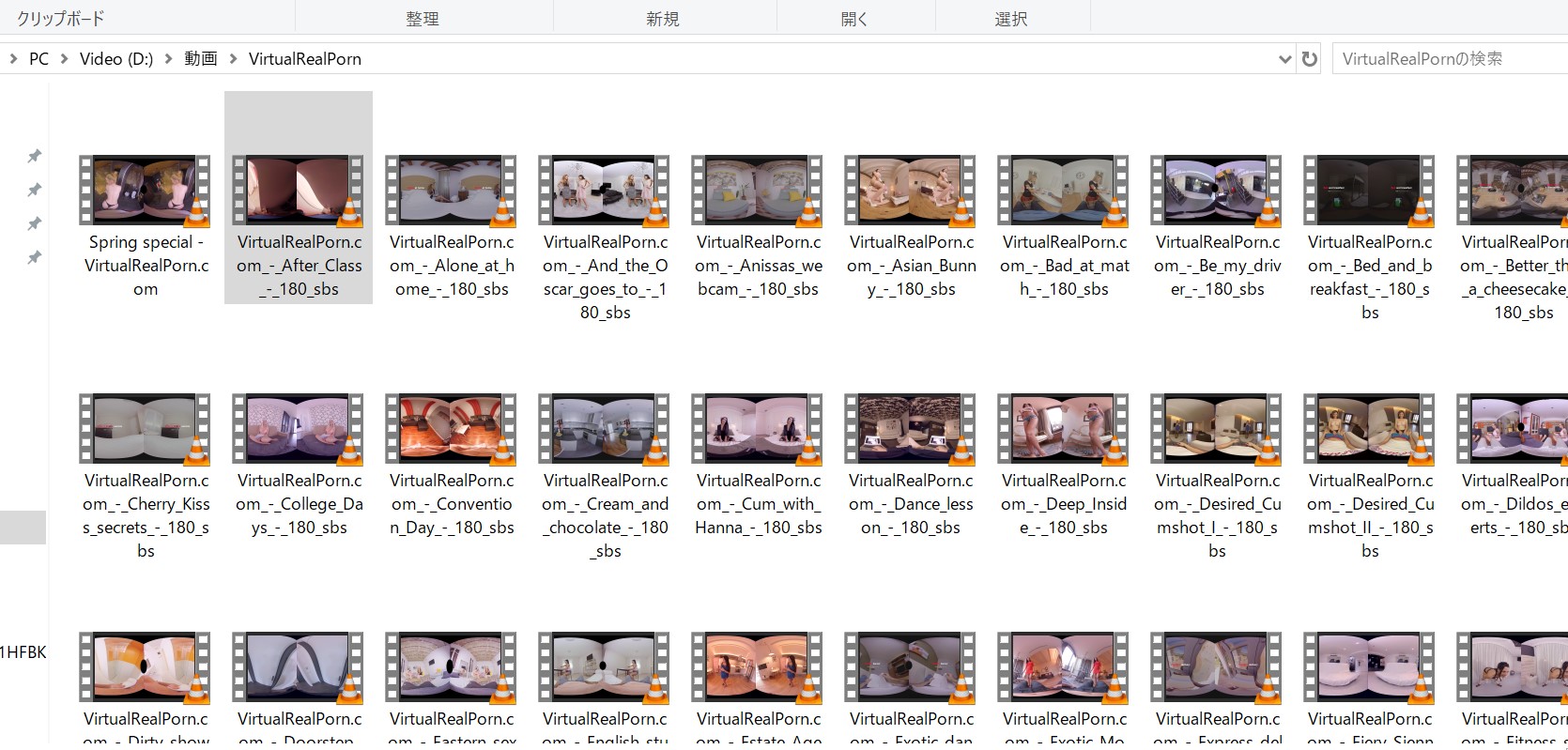 some of the VR SEX videos that I downloaded when I was a member of VirtualRealPorn