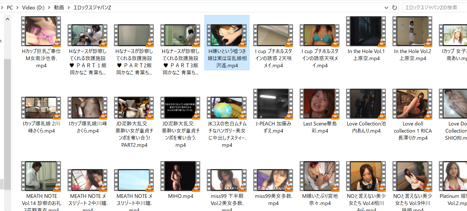 some of the uncensored JAV erotic videos that I downloaded and got from EROX JAPAN Z