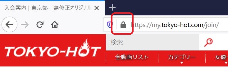 Evidence image that Tokyo-Hot is encrypted