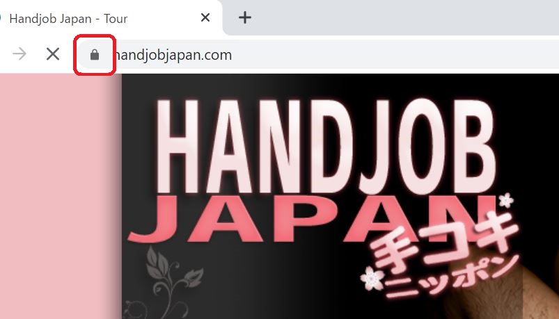 手コキニッポンがSSLで暗号化されている証拠画像