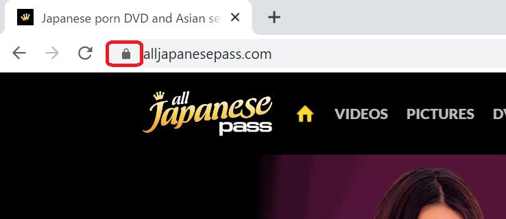 AllJapanesePassがSSL暗号化されている証拠画像