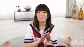 セーラー服の涼宮あいかの無修正エロ動画付！手コキニッポンを解説